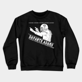 Davante adams || Las vegas raiders || White Retro Crewneck Sweatshirt